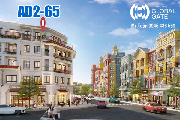 ÁNH DƯƠNG 2-65 | NHÀ PHỐ CĂN GÓC, ĐỐI DIỆN GRAND WORLD CỔ LOA